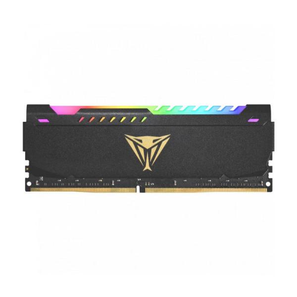 MEMORIA PC 8GB DDR4 3600MHZ PATRIOT RGB CL20 VIPER STEEL BLACK HS SINGLE