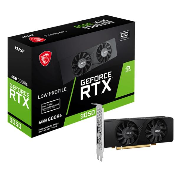 ARJETA DE VIDEO MSI GEFORCE RTX3050 LP 6G OC