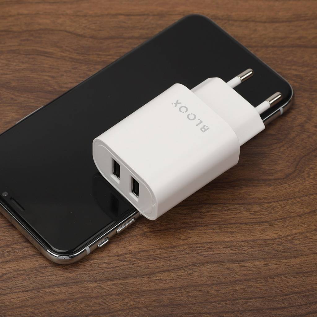 Cargador BLOOX 2.4A 2 USB Sin Cable