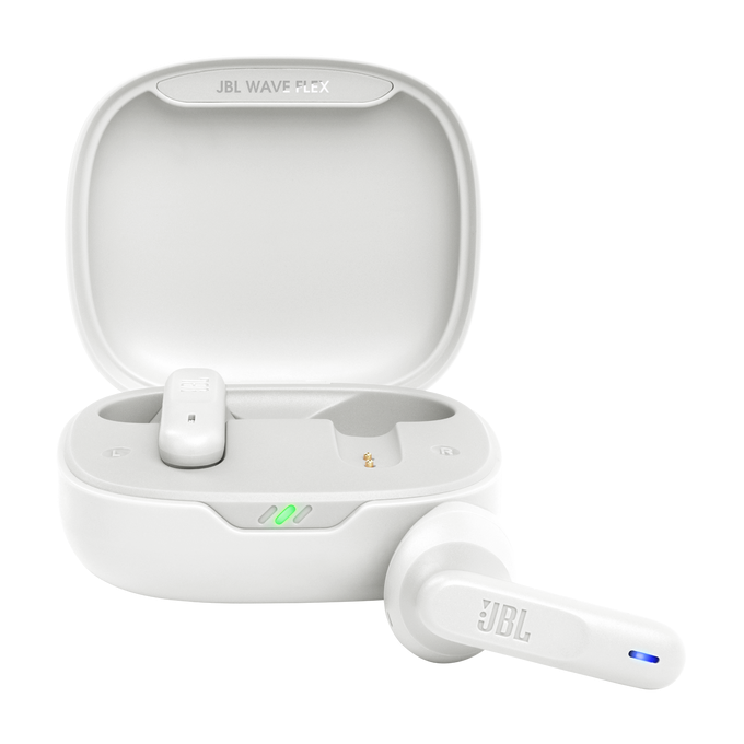 Auricular JBL Wave Flex Truly blanco bluetooth