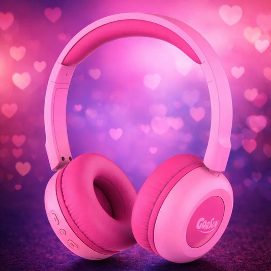 Auricular inalámbrico Gorsun para niñas/os (Azúl/Rosado)