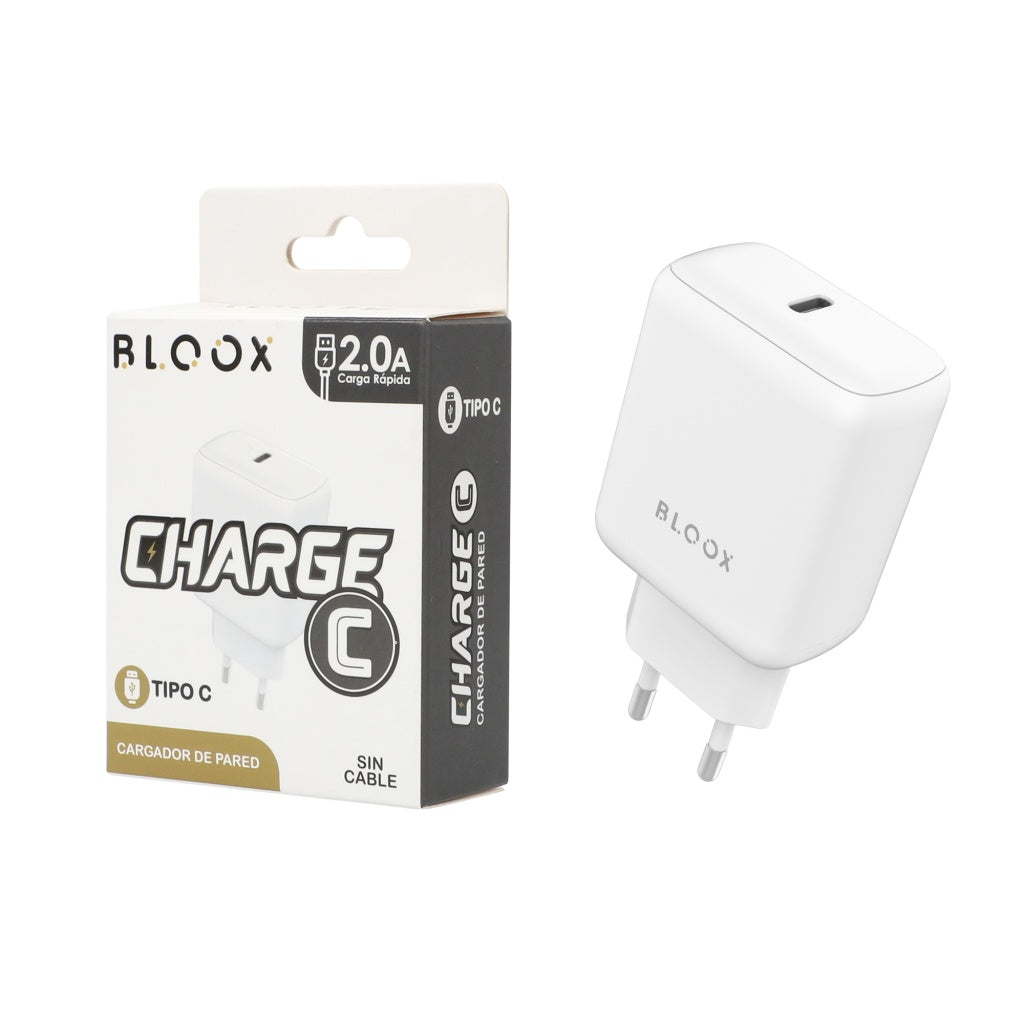 Cargador Bloox Charge C (USB C, SIN cable)
