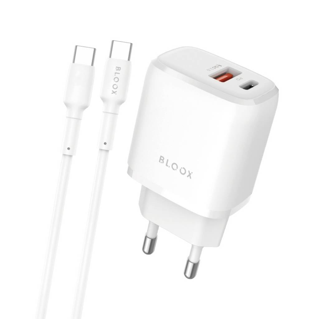 Cargador Bloox Charge C2 (USB y USB C, CON cable)