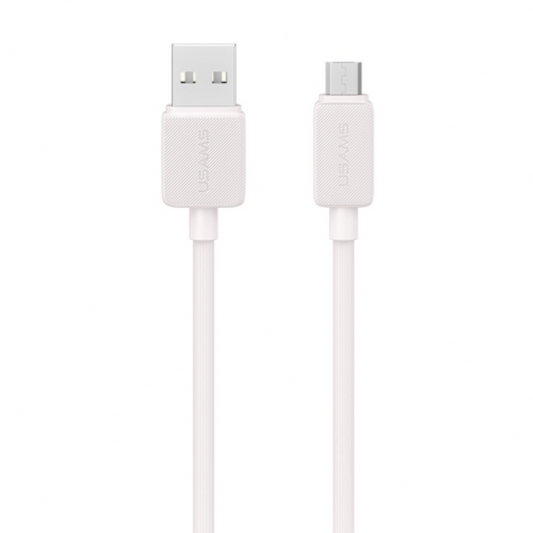 Cable USAM MicroUSB a USB 2 metros (Rosado)