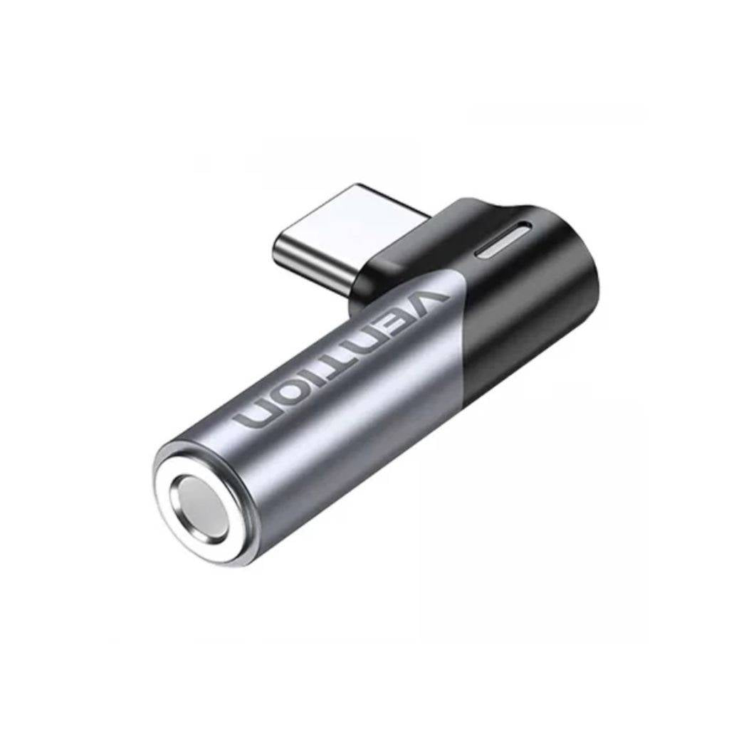 Adaptador Vention USB C a Auxiliar Hembra (3.5mm), 90 grados