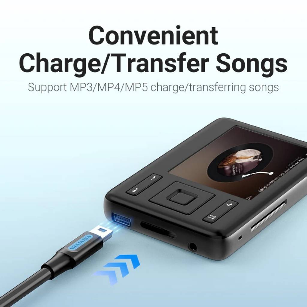 Cable Vention USB a USB Mini (1 metro)