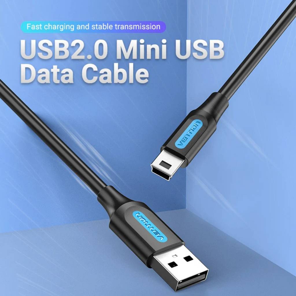 Cable Vention USB a USB Mini (1 metro)