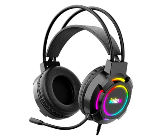 Auriculares Gamer Inkax negro c/microfono