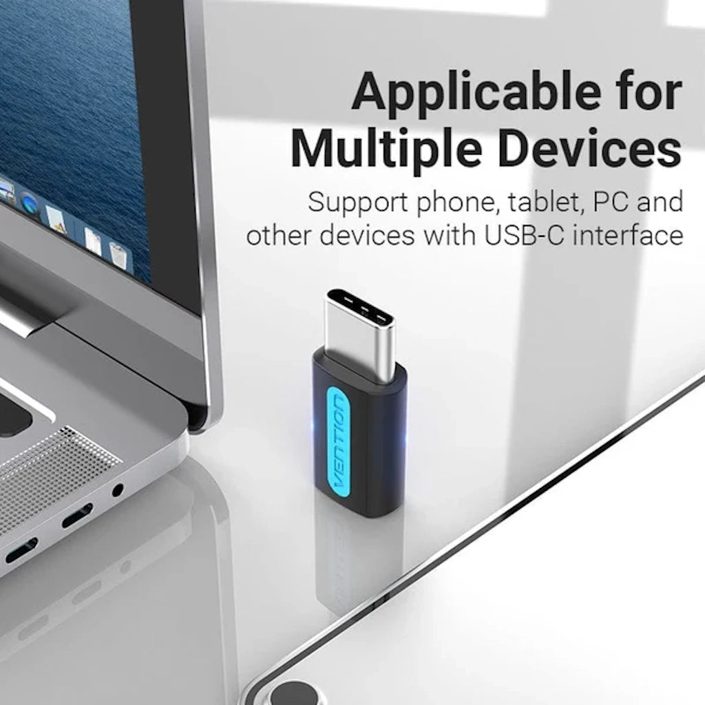 Adaptador Vention USB C Macho a Micro USB Hembra